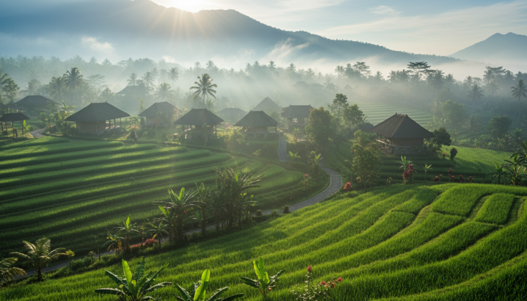 découvrez munduk à bali, un village caché dans les montagnes, grâce à notre guide complet pour explorer ses paysages époustouflants, ses plantations de café et ses cascades tranquilles.